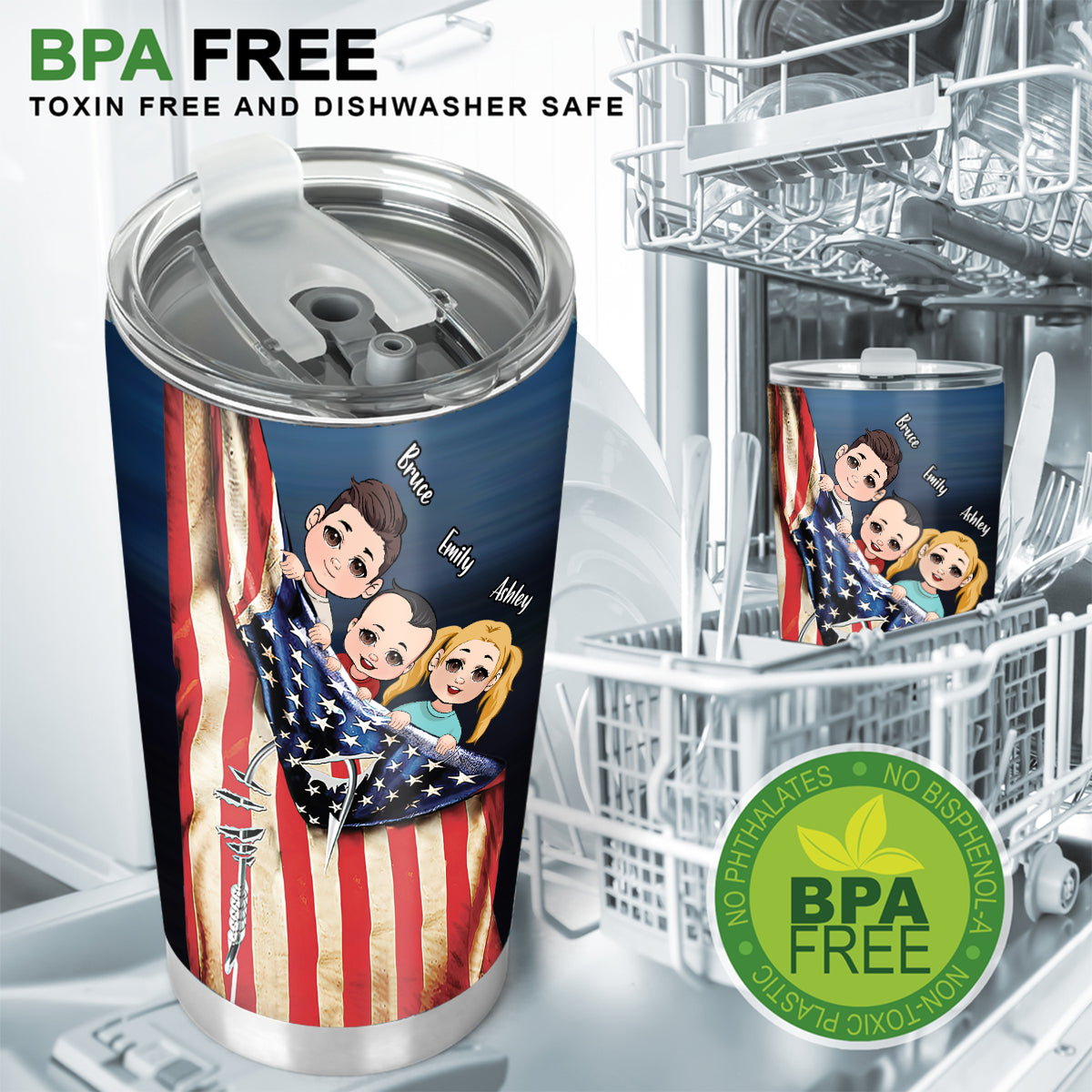 Papa cool - Gobelet isotherme de pêche personnalisé