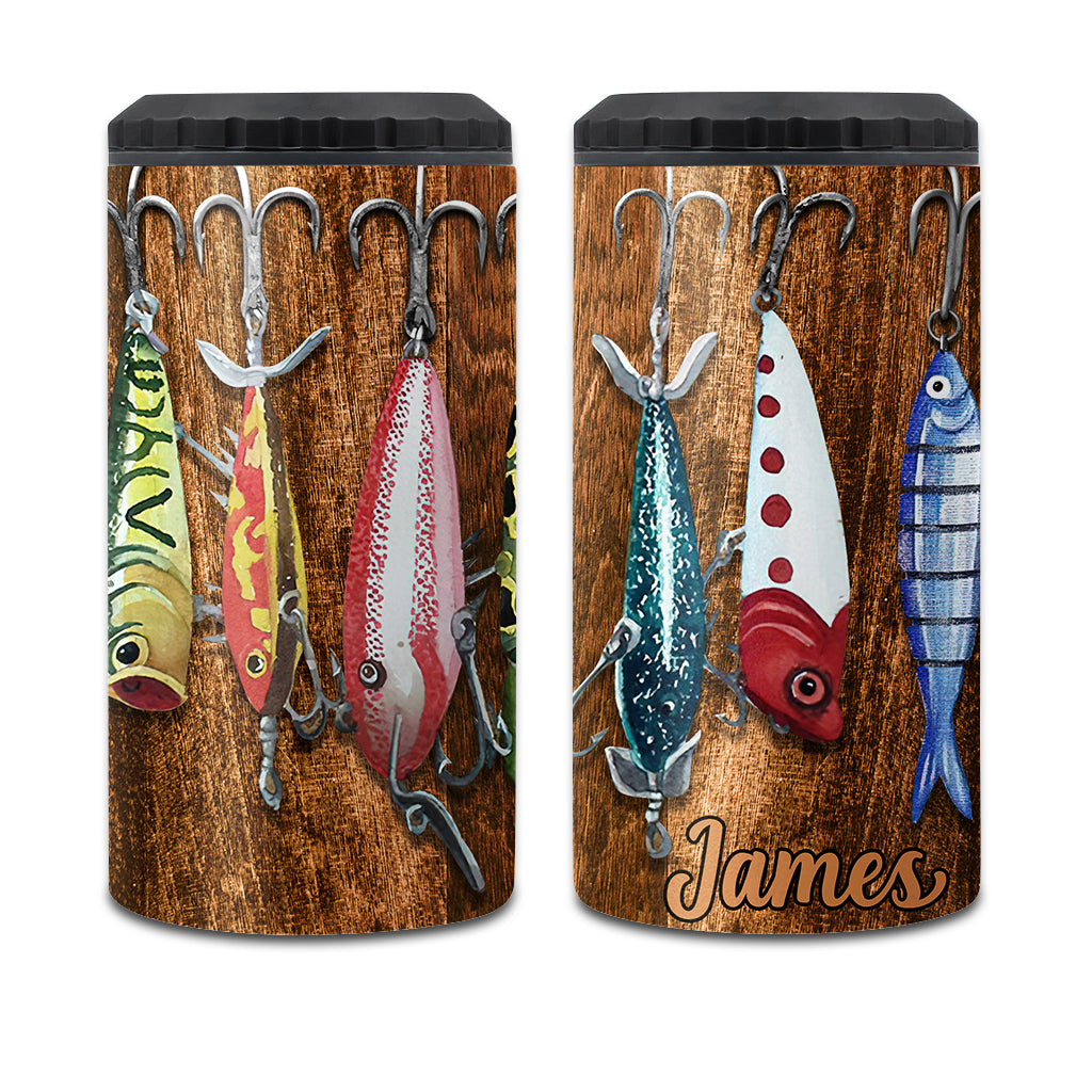 Bite Me - Personalized Fishing Can Cooler