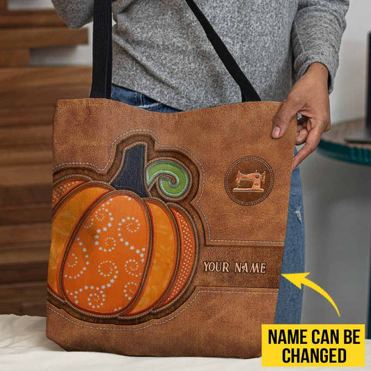 Sac fourre-tout personnalisé Love Pumpkin - Quilting