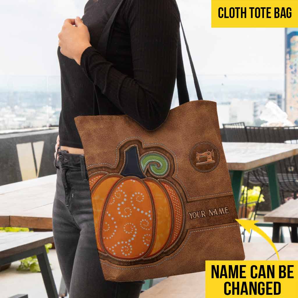 Sac fourre-tout personnalisé Love Pumpkin - Quilting