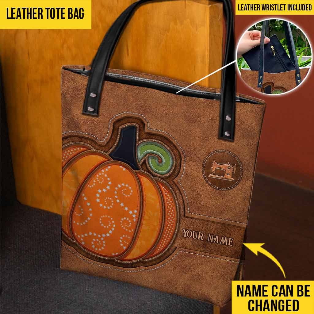 Sac fourre-tout personnalisé Love Pumpkin - Quilting