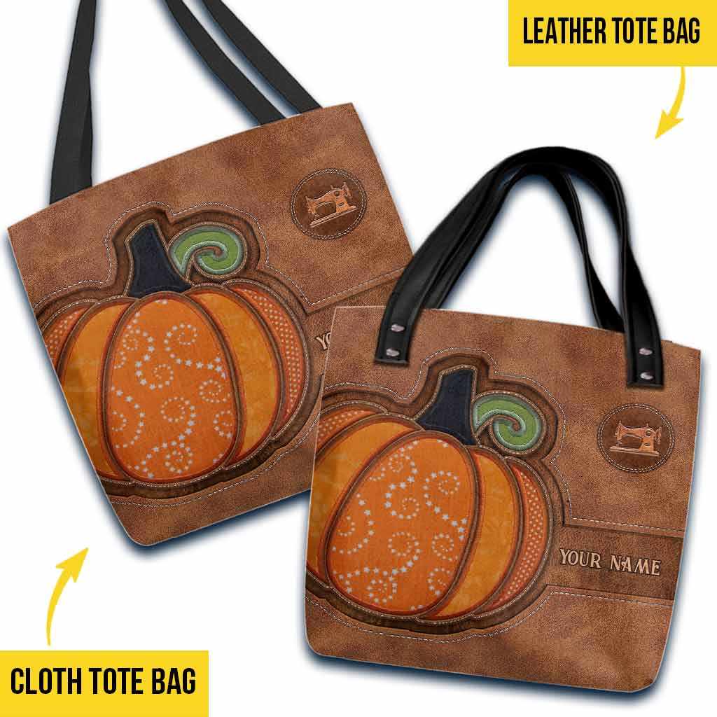 Sac fourre-tout personnalisé Love Pumpkin - Quilting