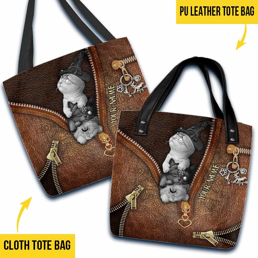 Sac fourre-tout personnalisé Chats Sorcières