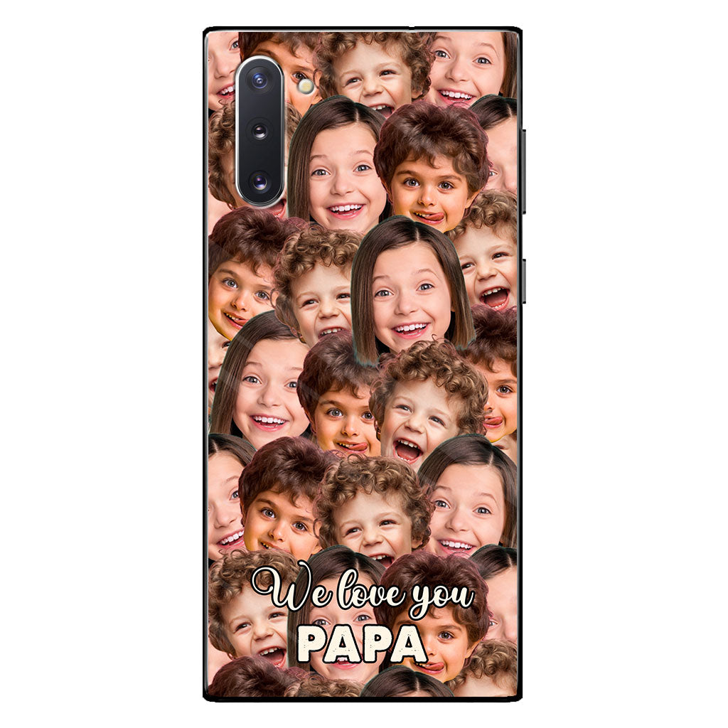 Je t'aime papa - Cadeau pour papa, grand-mère, grand-père, maman, oncle, tante, frère, sœur, fils, fille, petite-fille, petit-fils, mari, femme, petit ami, petite amie - Coque de téléphone personnalisée