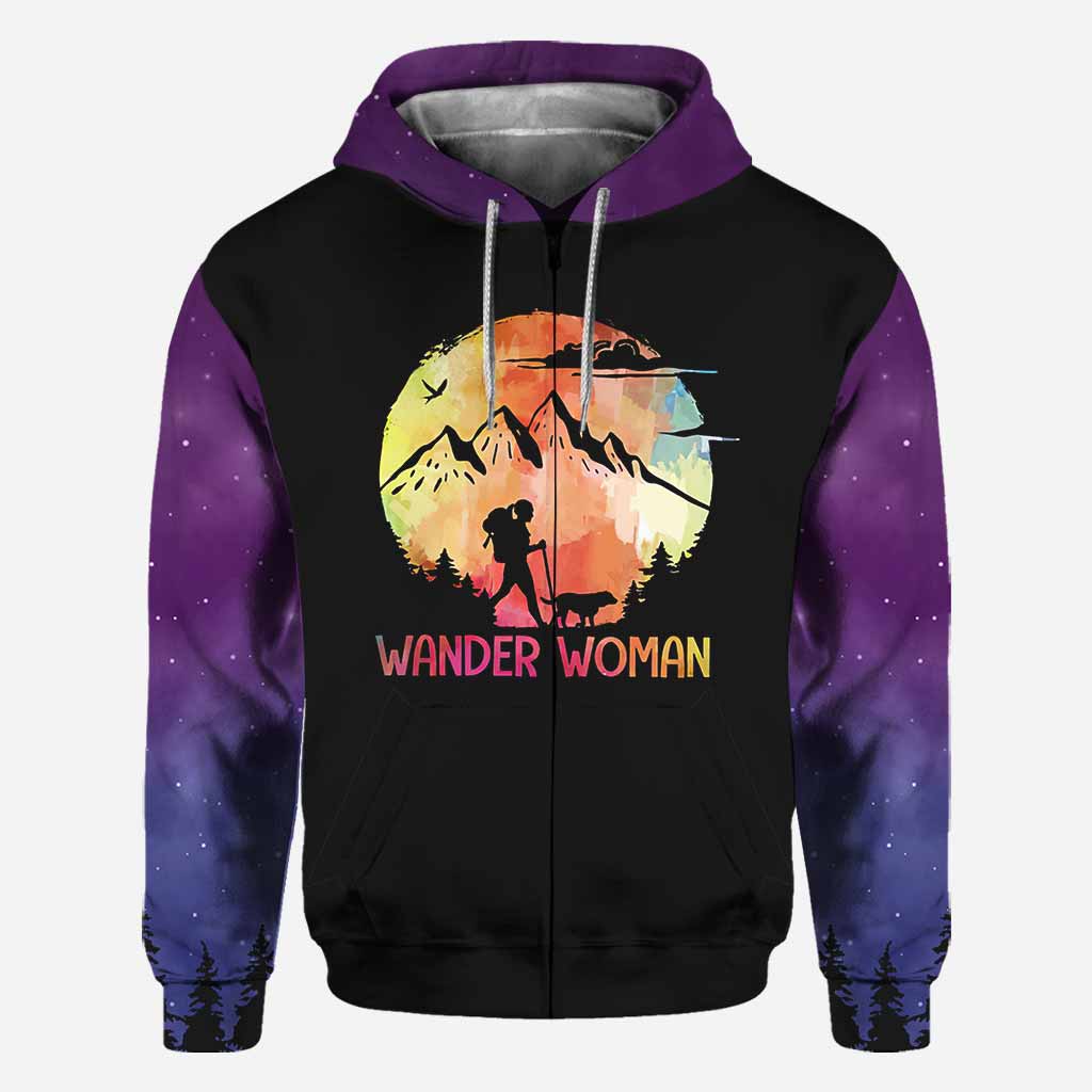 And Into The Forest I Go - Hiking All Over T-shirt and Hoodie 112021