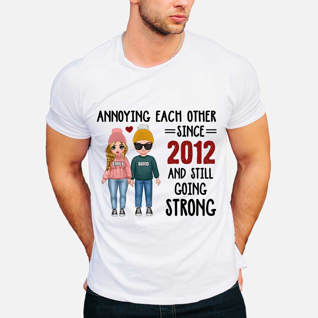 S'agacer mutuellement - T-shirt et sweat à capuche personnalisés pour couples