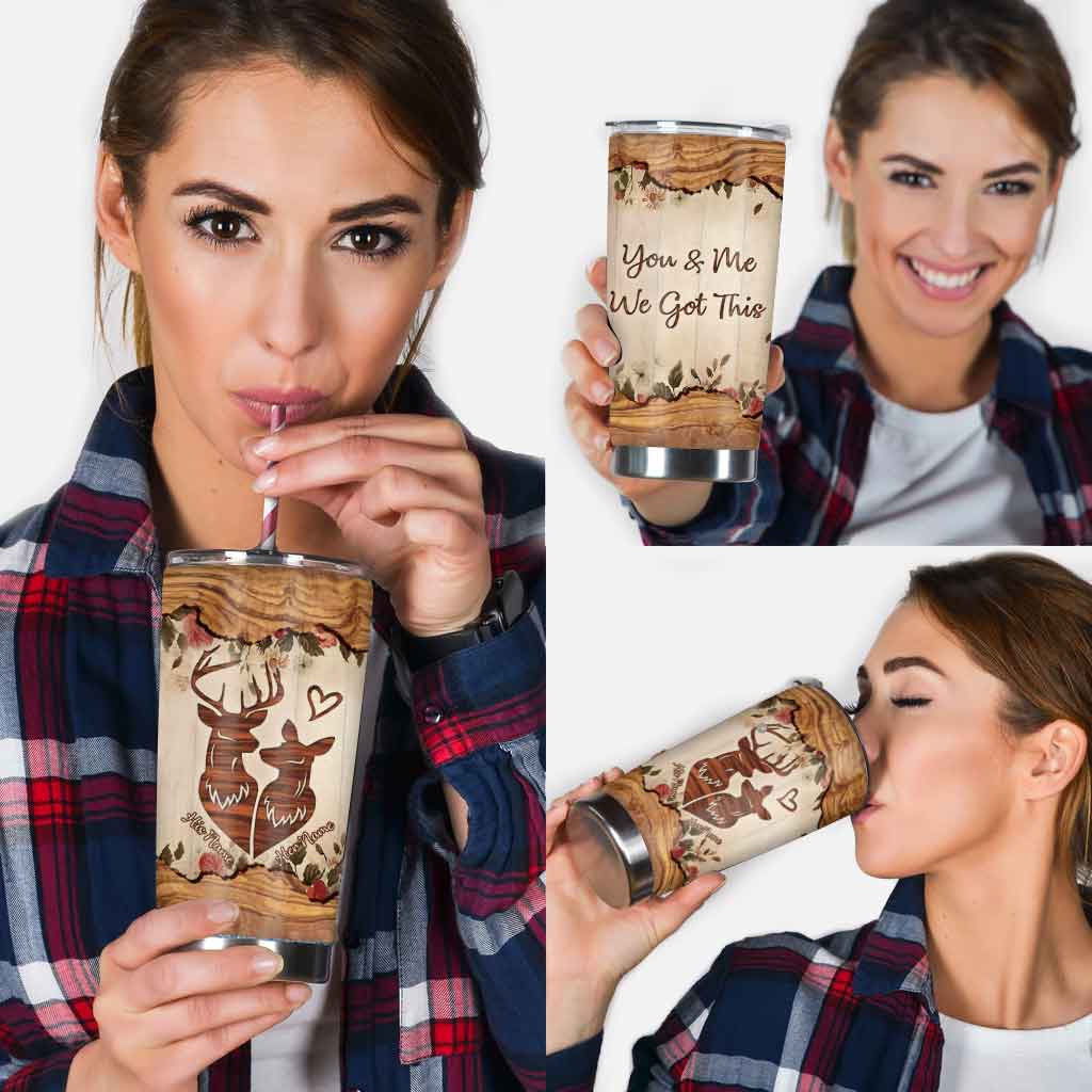 Toi et moi, on gère ! - Gobelet isotherme de chasse personnalisé