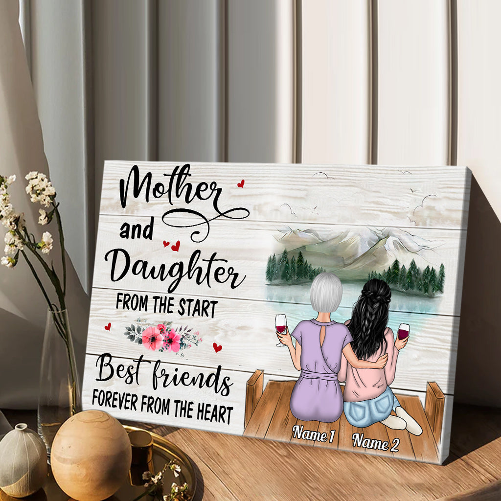 Unis pour toujours - Toile et affiche personnalisées pour maman