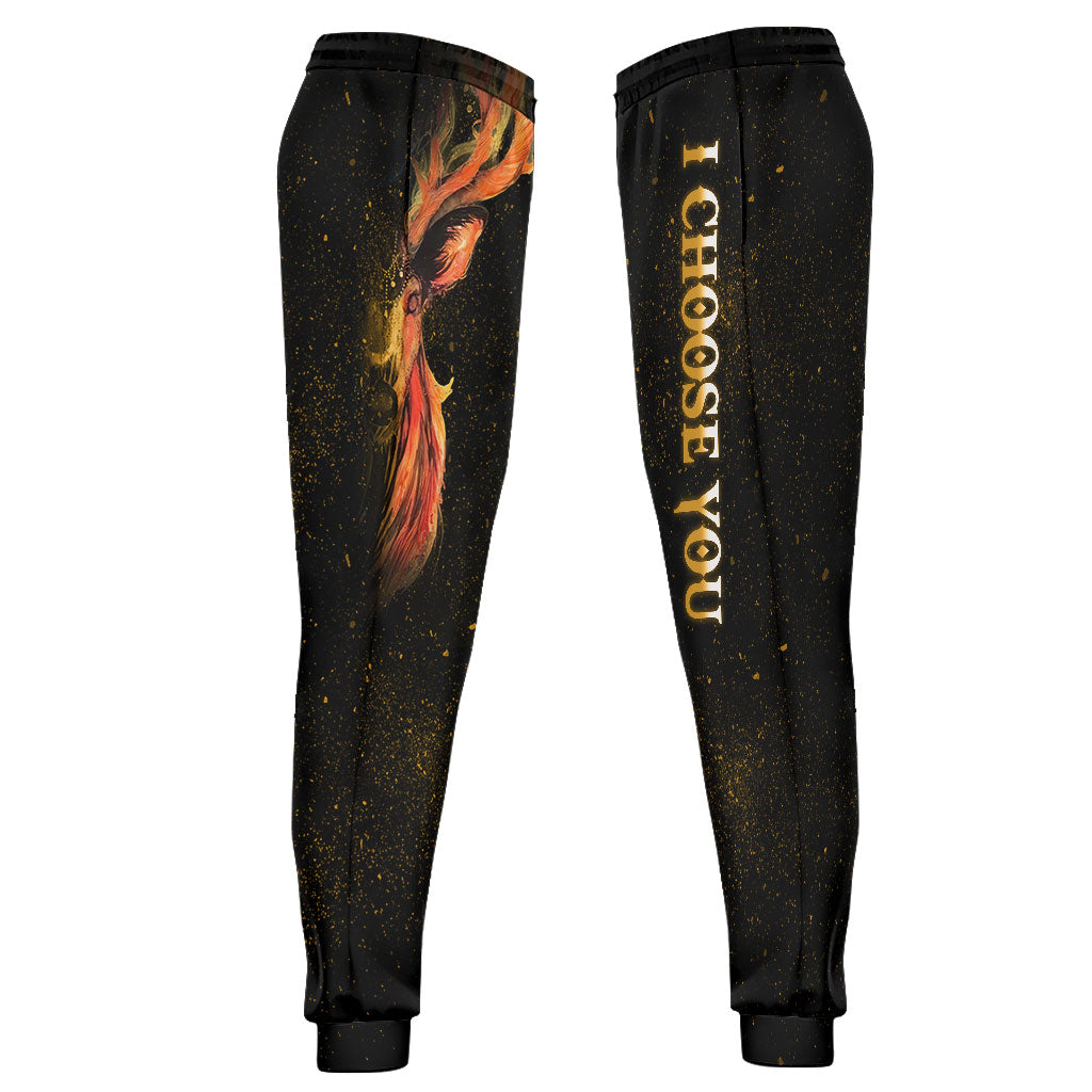 Couple de chasseurs - Ensemble sweat à capuche et pantalon de survêtement personnalisés pour couples de chasseurs
