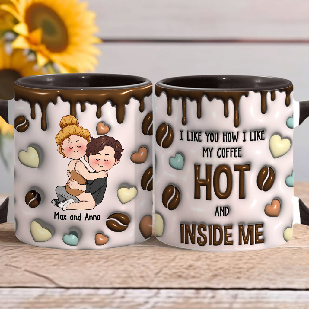 Je t'aime comme j'aime mon café - Mug personnalisé pour couple