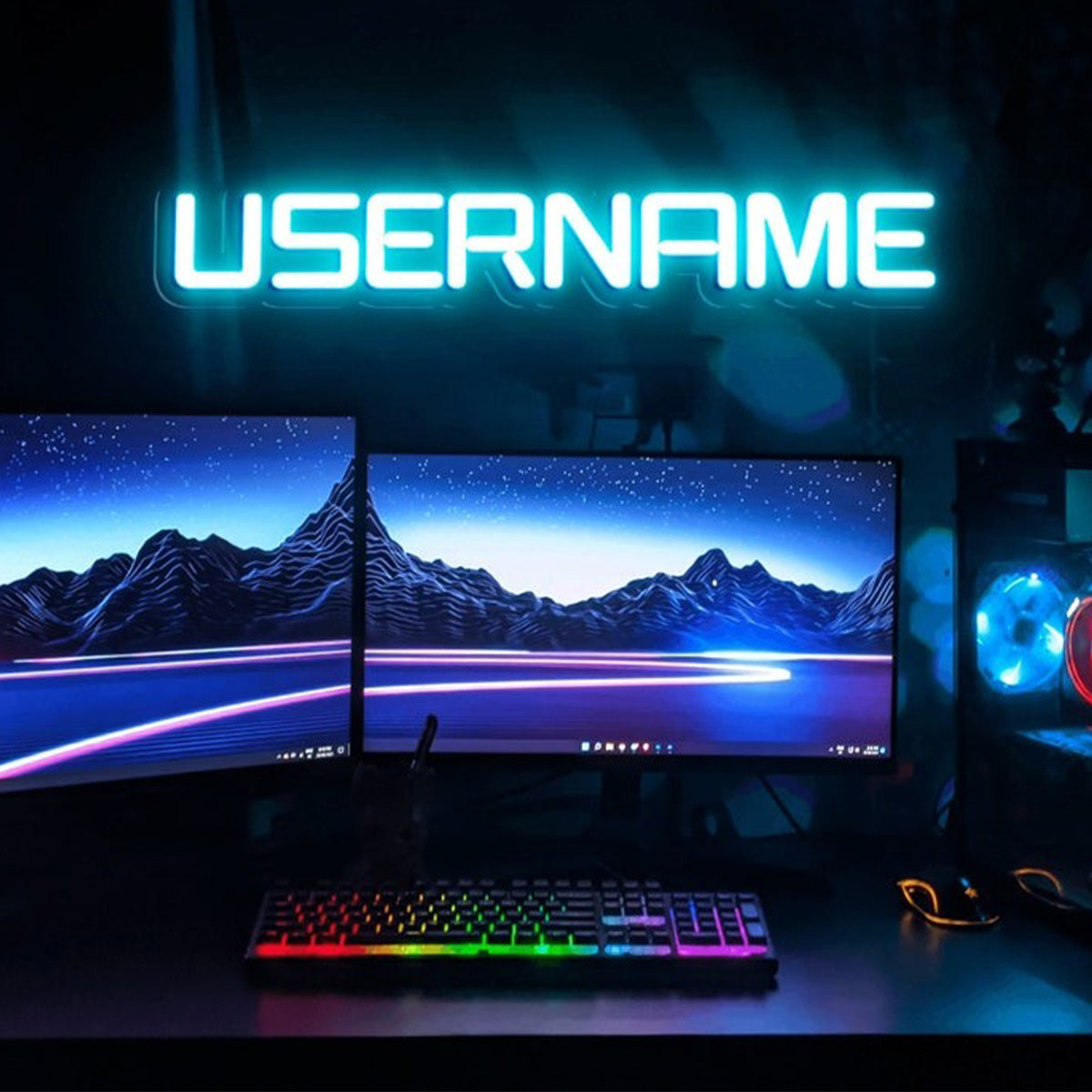 Salle de jeux vidéo - Enseigne lumineuse personnalisée pour jeux vidéo