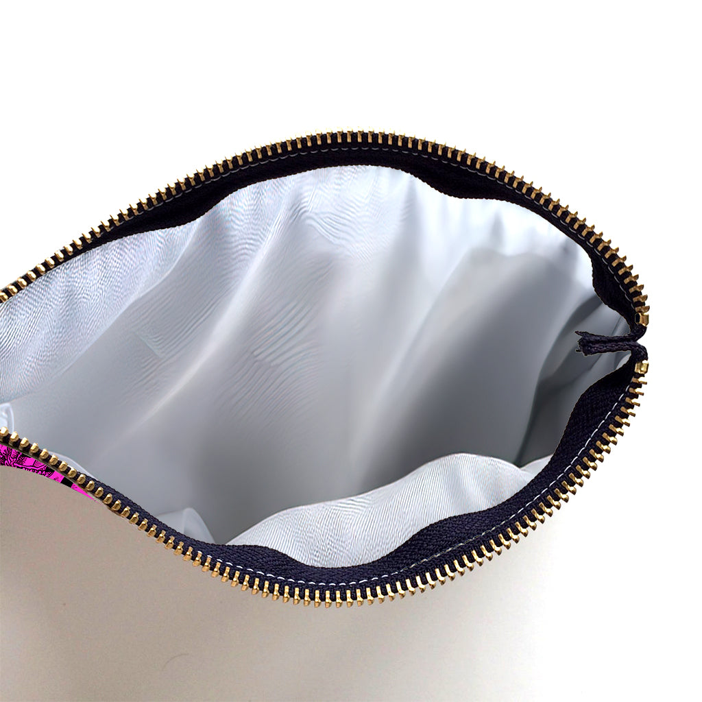 Ce sac contient mon visage - Pochette personnalisée en forme de crâne