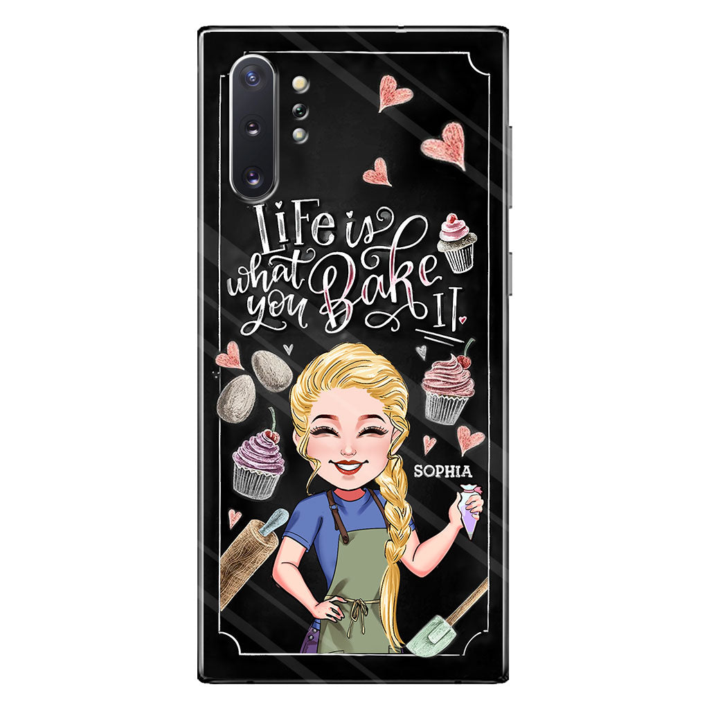 Life Is What You Bake It - Personalized Baking Phone Case