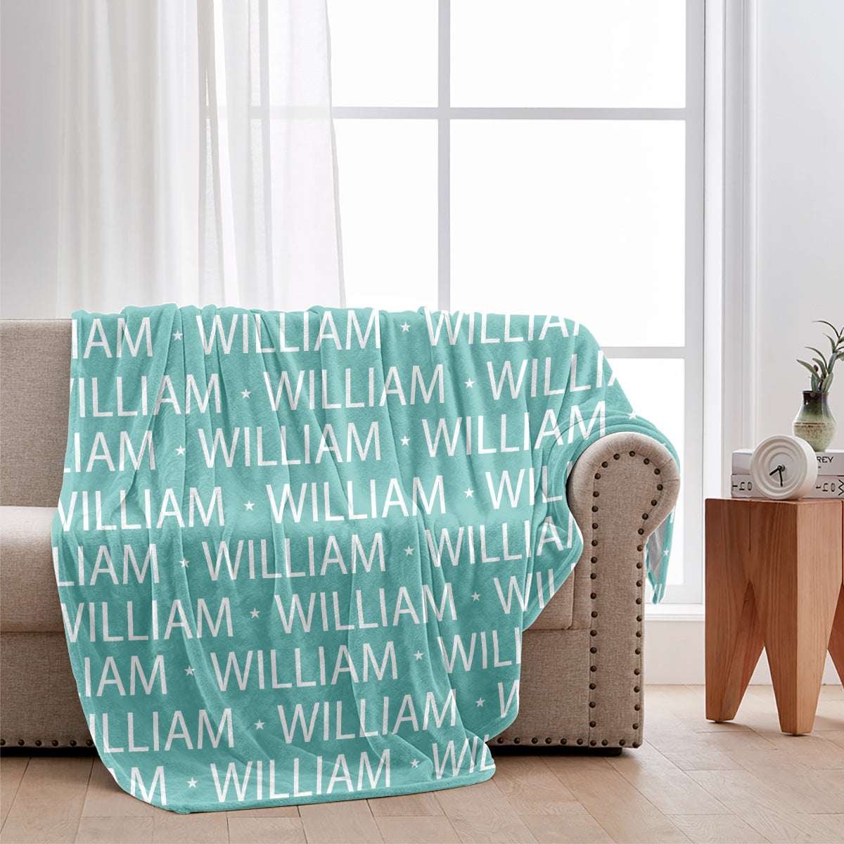 Couverture personnalisée avec nom - Cadeau pour petit-fils