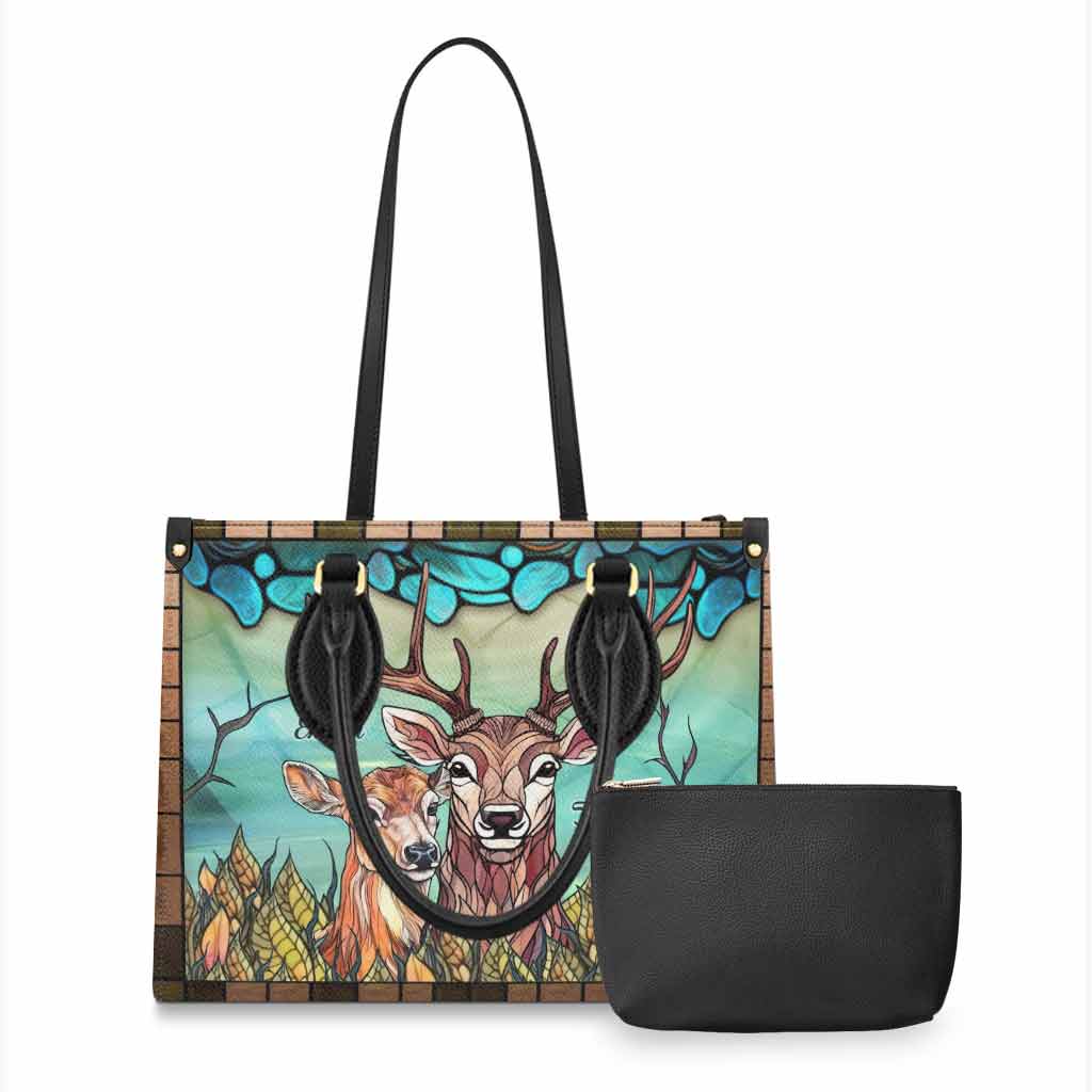 Toi et moi, on gère ça - Sac à main de chasse personnalisé en cuir