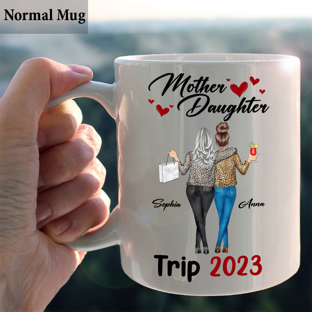 Voyage mère-fille - Mug personnalisé pour maman