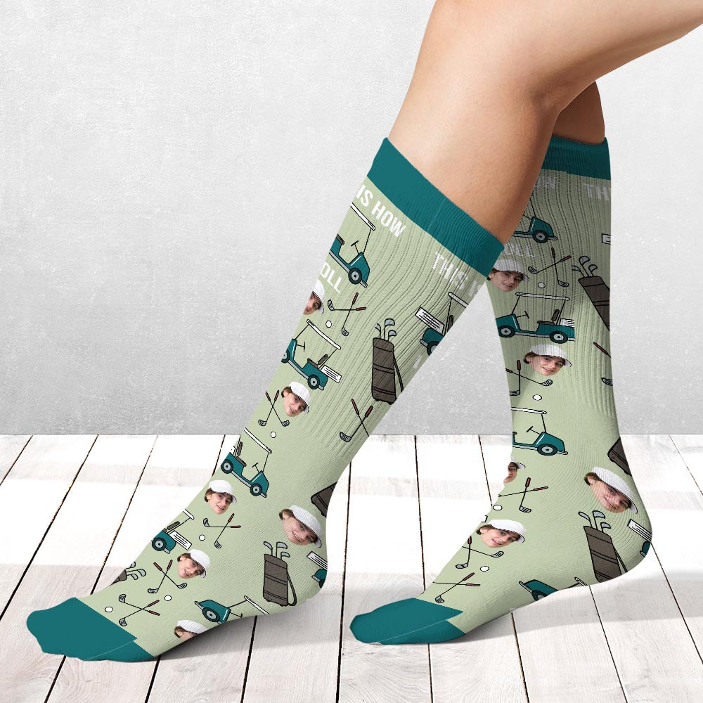 Voici mon style - Chaussettes de golf personnalisées