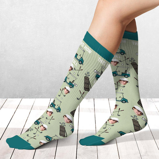 Voici mon style - Chaussettes de golf personnalisées