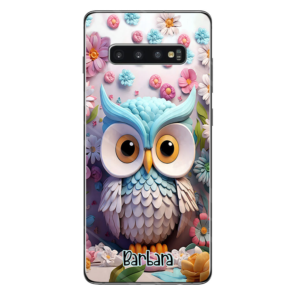 Cool Owl - Personalized Owl Phone Case