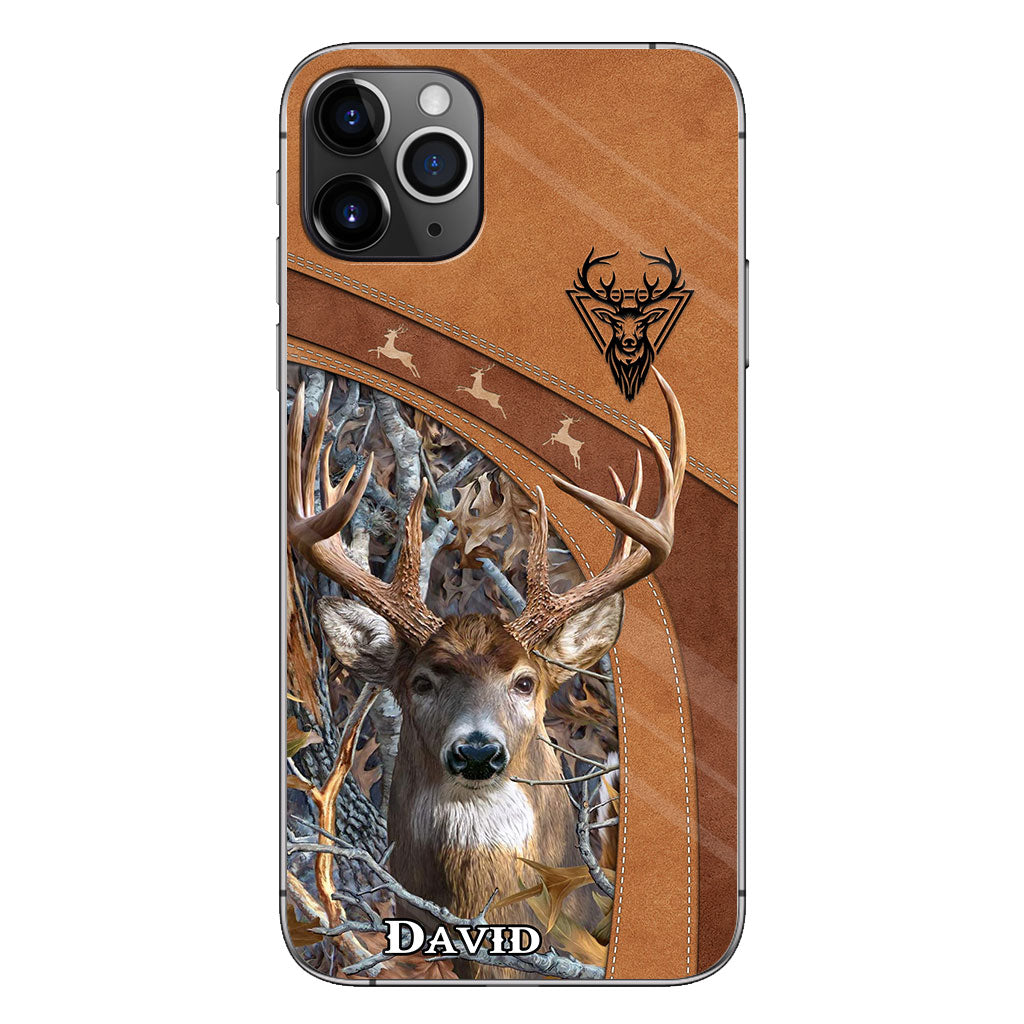La vie est plus belle dans les bois - Coque de téléphone personnalisée pour la chasse