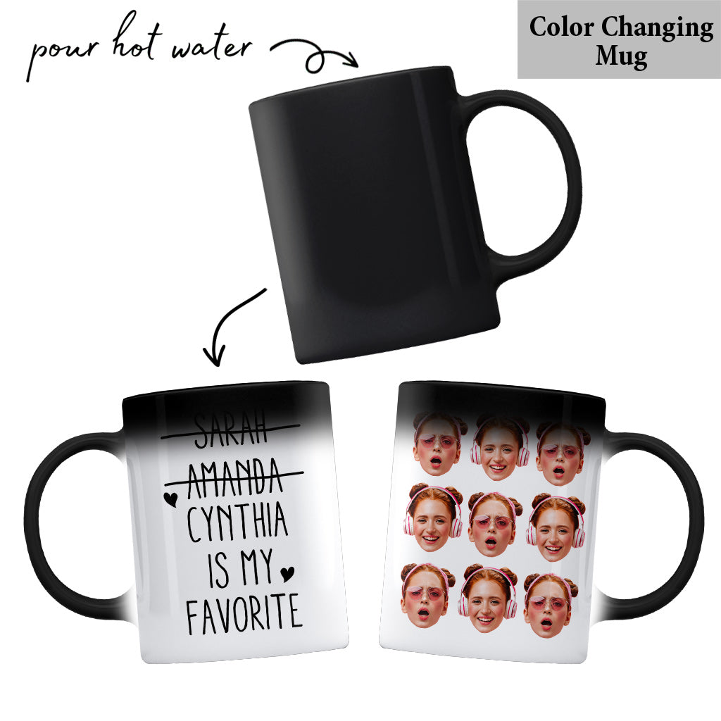 Tu es mon/ma préféré(e) - Mug personnalisé pour couple
