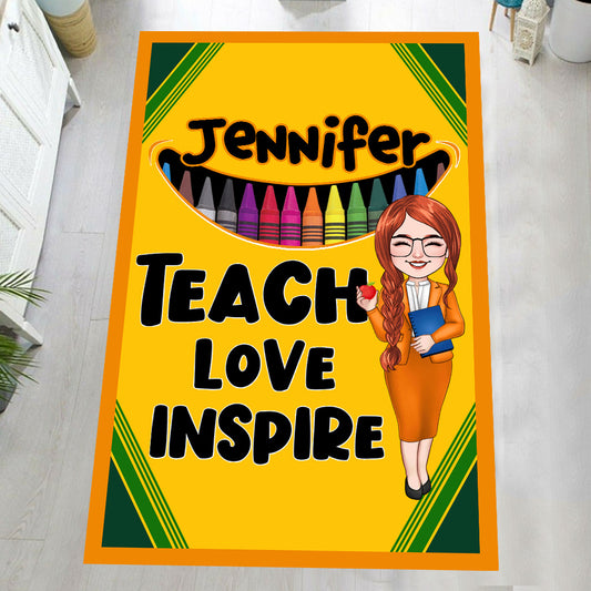 Positive Affirmations Butterfly - Personalized Butterfly Rug