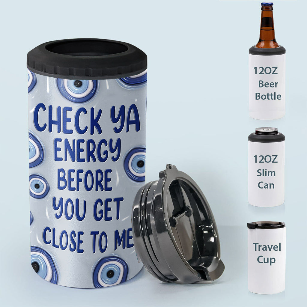 Check Ya Energy - Refroidisseur de canettes de sorcière personnalisé
