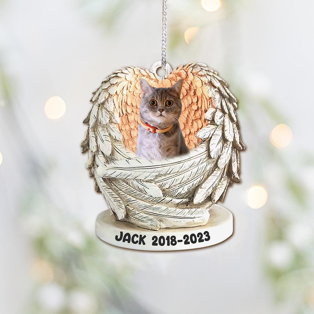 Mon Ange - Cadeau pour la perte d'un chien ou d'un chat - Ornement personnalisé