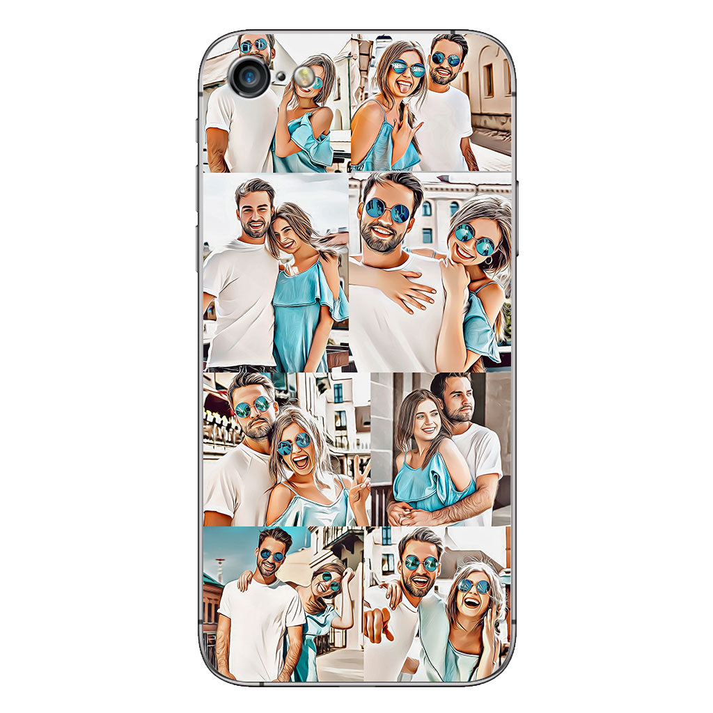 Cartoonize Photos Collage - gift for boyfriend, girlfriend, husband, wife - Personalized Phone Case