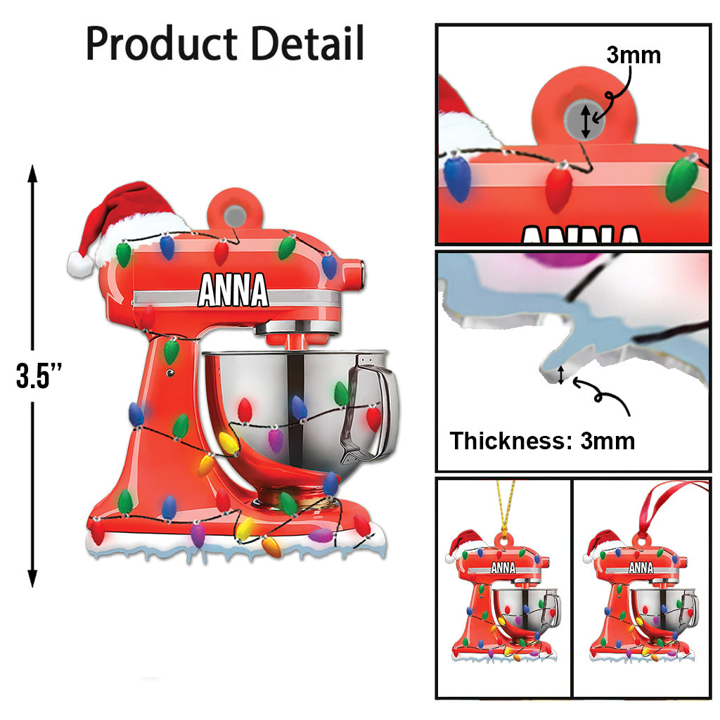 Happy Baker - Personalized Baking Ornament