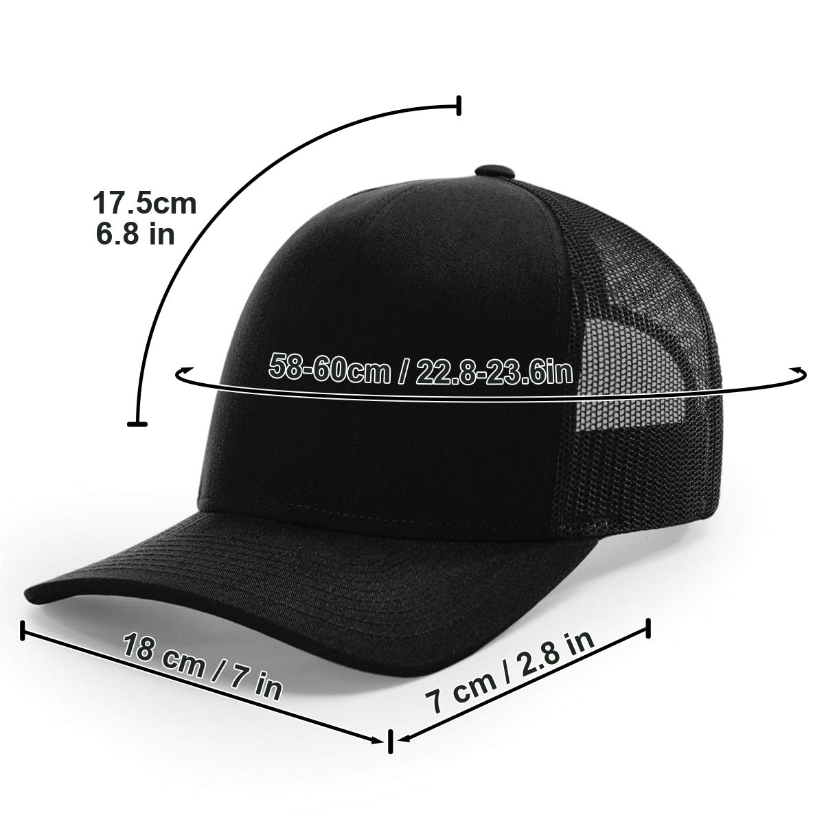 J'aime ma copine/mon copain/ma femme... - Casquette trucker personnalisée pour couple