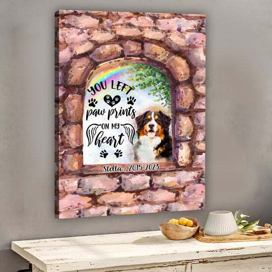 Plus à mes côtés - Toile et affiche personnalisées pour chien