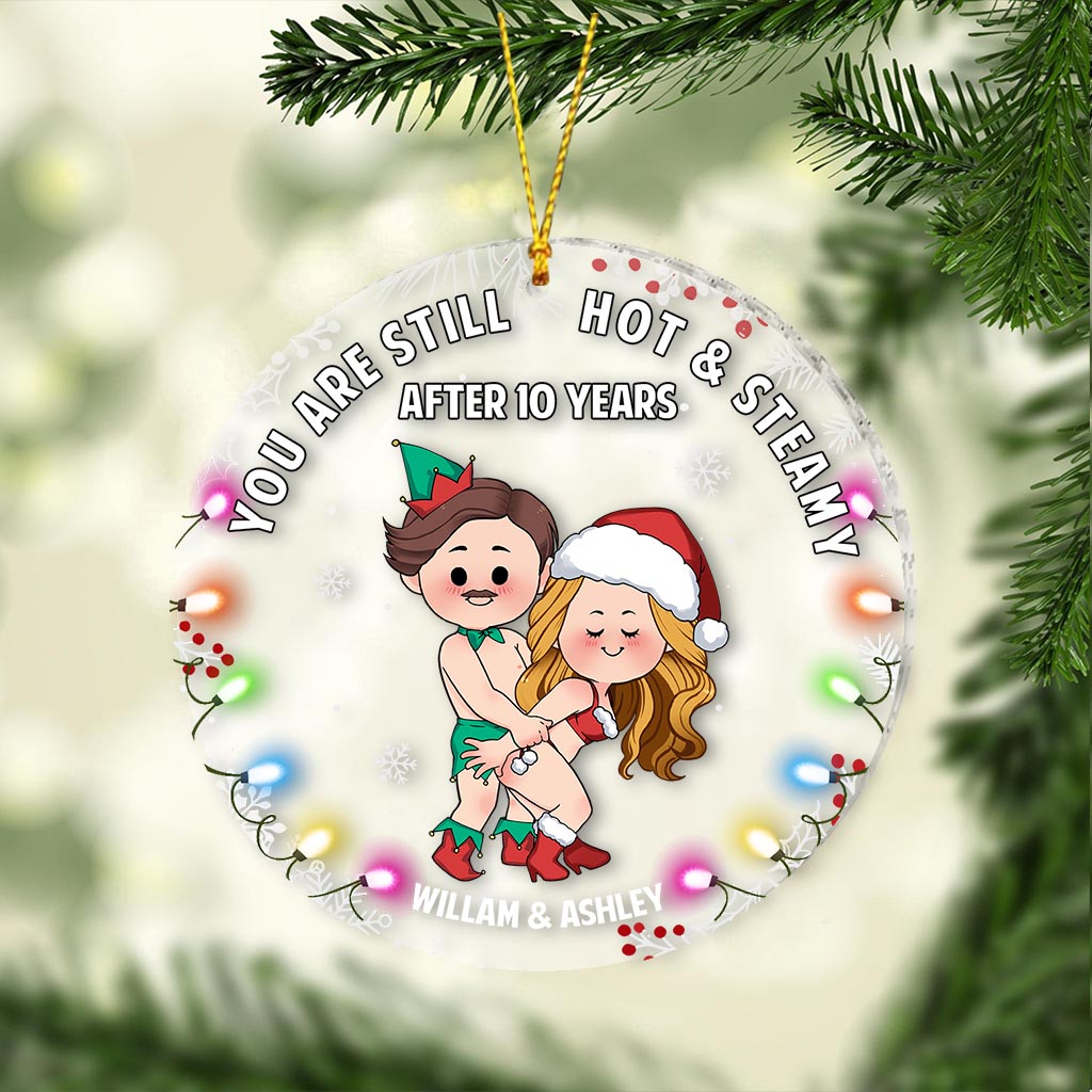 Vous êtes toujours aussi séduisants - Ornement transparent personnalisé pour couple