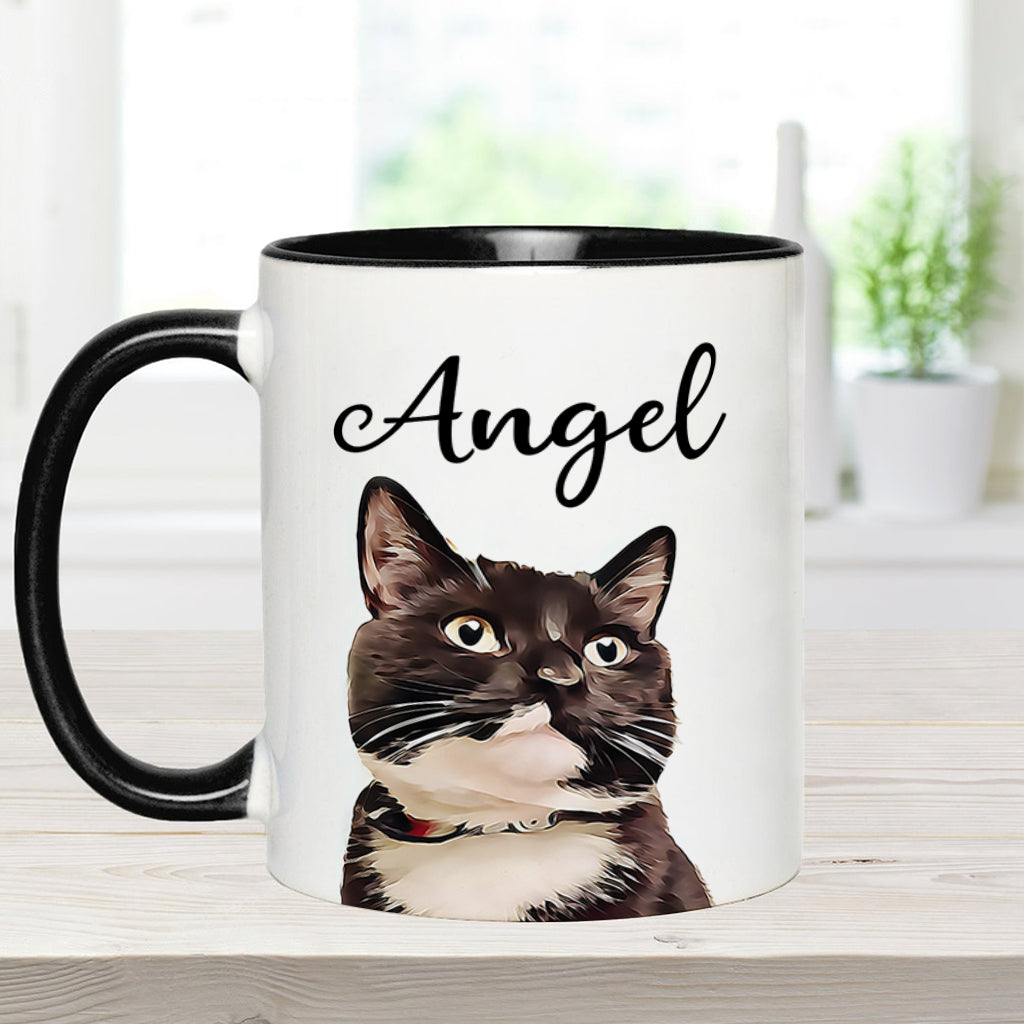 Mug personnalisé à motif chat pour amoureux des chats