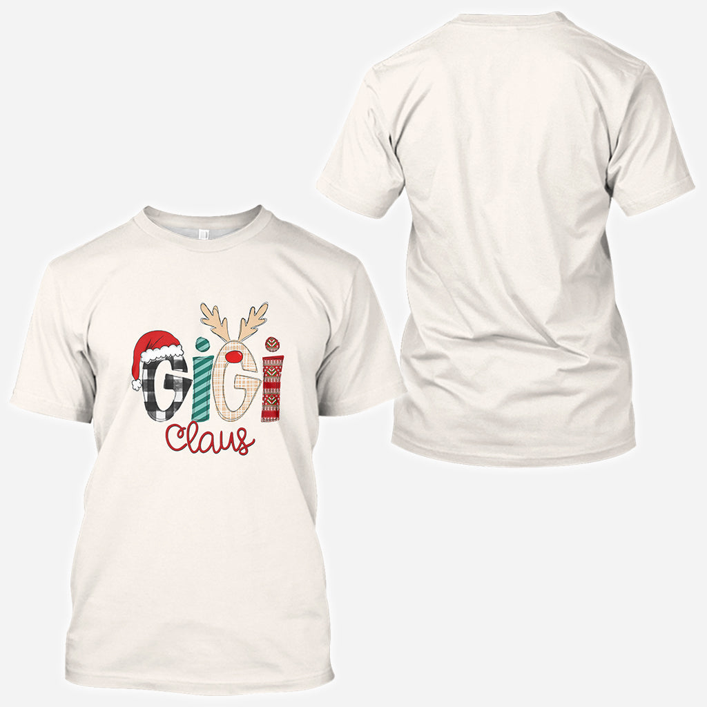 T-shirt personnalisé Gigi Claus - Grand-mère