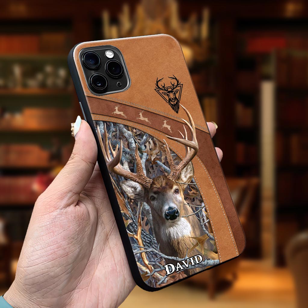 La vie est plus belle dans les bois - Coque de téléphone personnalisée pour la chasse