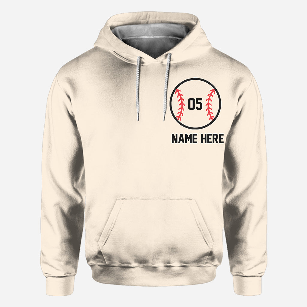 T-shirt personnalisé « À l'époque de ma maman de joueur de baseball »