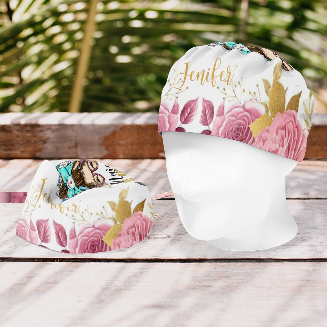 Vie d'infirmière - Bonnet de bloc opératoire personnalisé