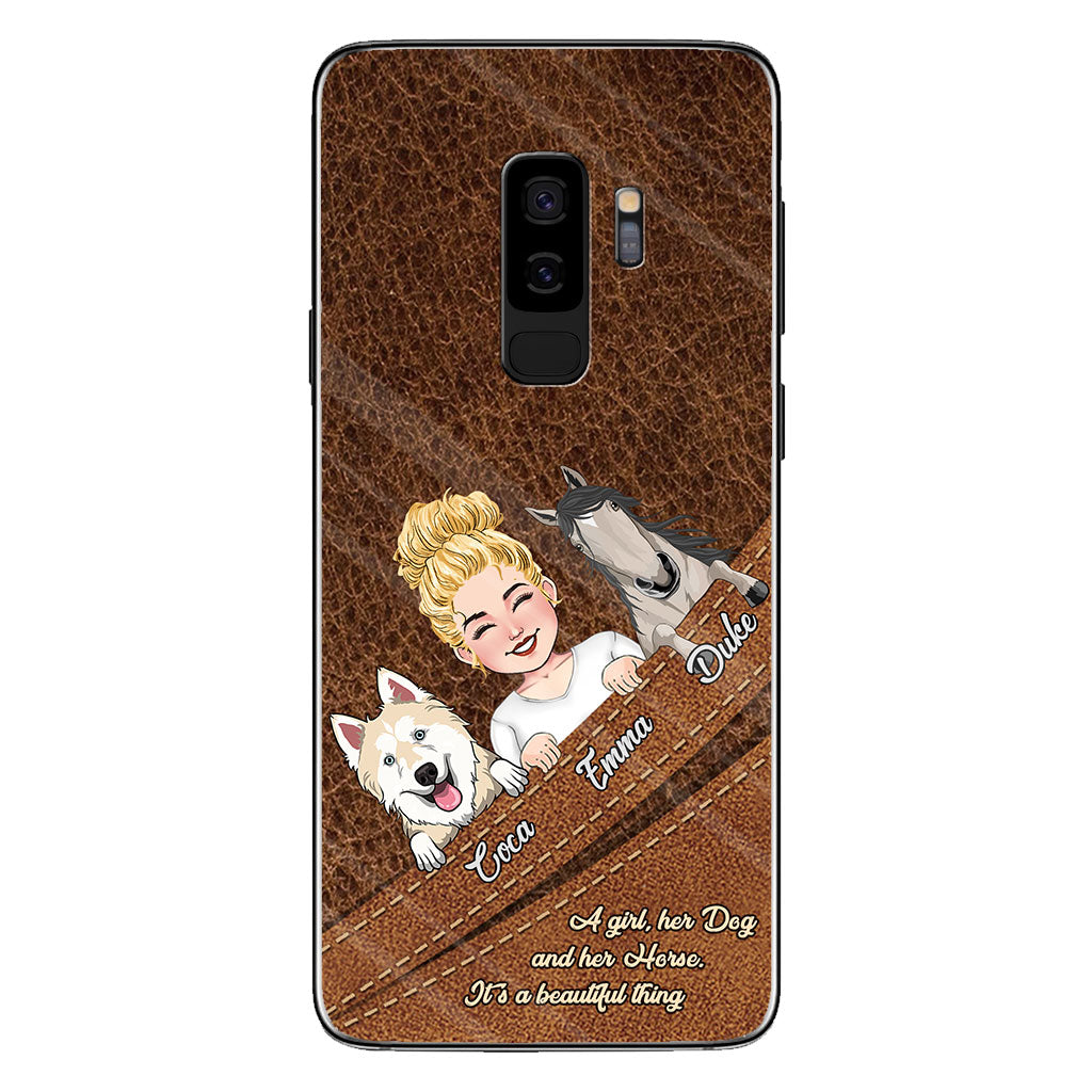 Quelle belle chose ! - Coque de téléphone personnalisée avec motif cheval
