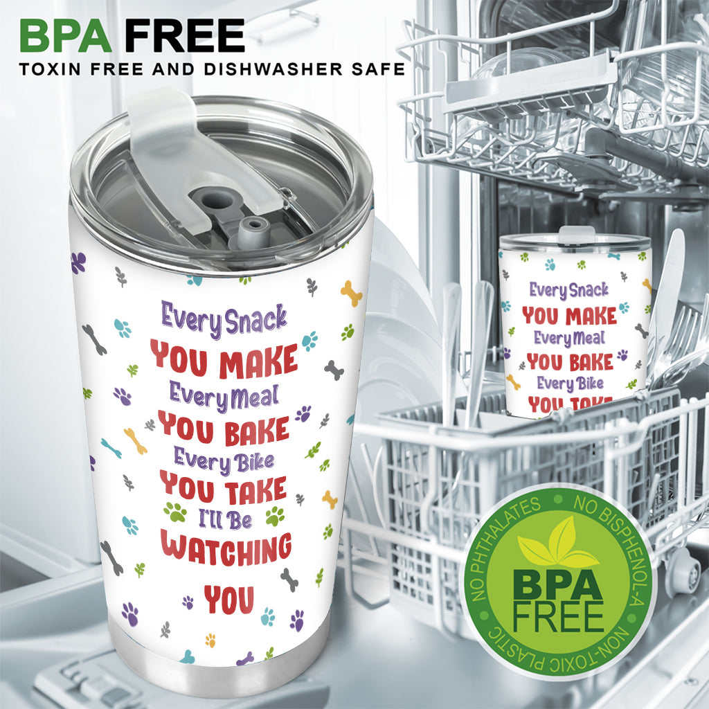 Gobelet personnalisé pour chien « Chaque repas que vous préparez »