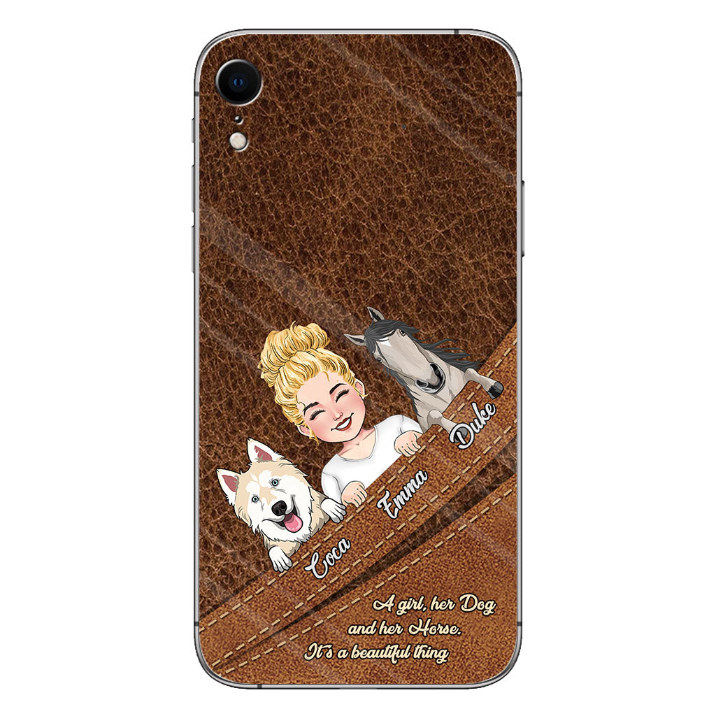 Quelle belle chose ! - Coque de téléphone personnalisée avec motif cheval
