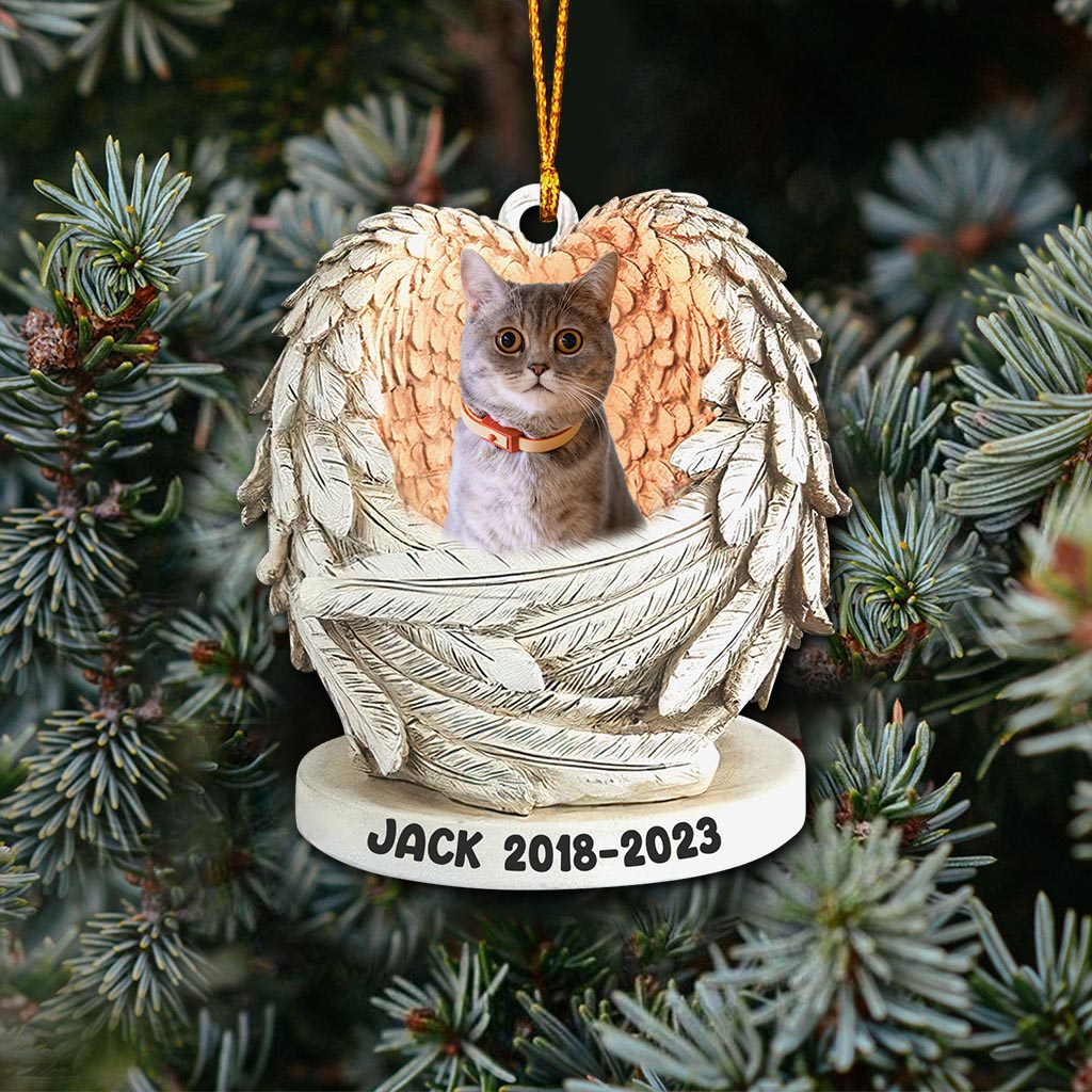 Mon Ange - Cadeau pour la perte d'un chien ou d'un chat - Ornement personnalisé