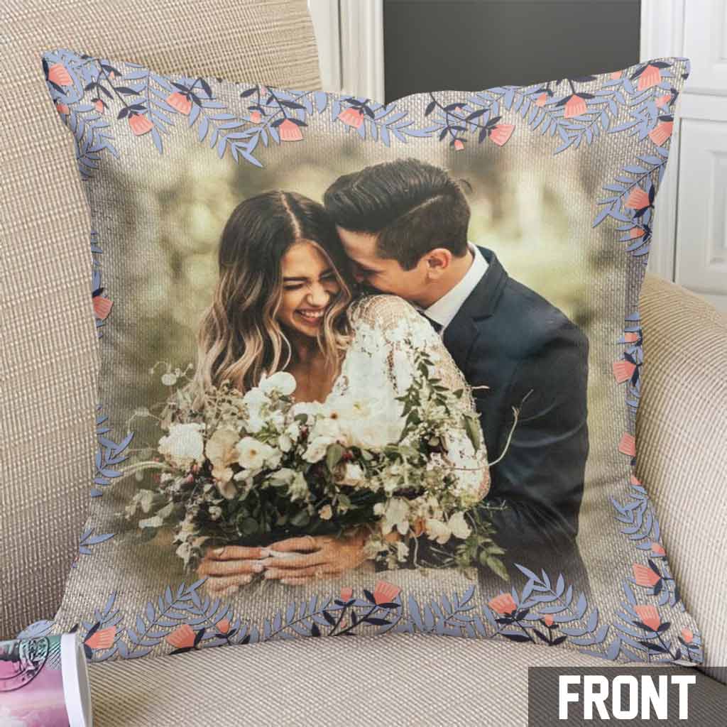 Notre rencontre était le destin - Coussin décoratif personnalisé pour couple