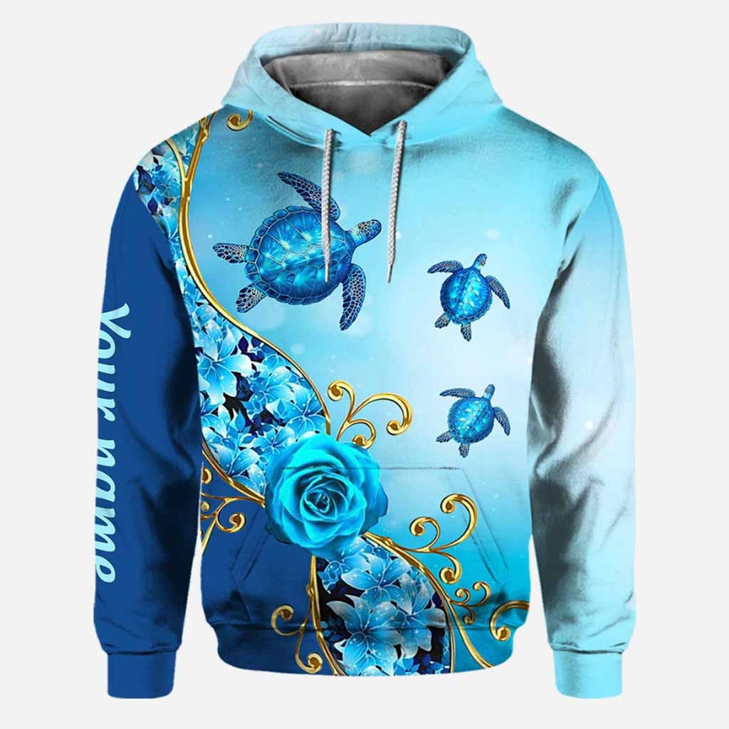 J'adore les tortues - Sweat à capuche et legging personnalisés