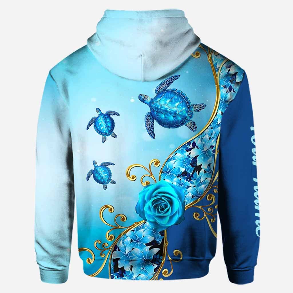 J'adore les tortues - Sweat à capuche et legging personnalisés