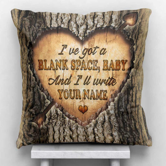 I'll Write Your Name - Personalized Couple Throw Pillow