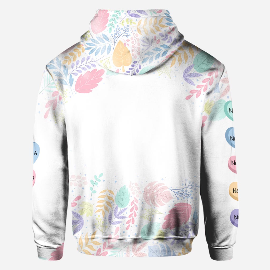 Cette grand-mère a le cœur sur la main - T-shirt et sweat à capuche personnalisés « Grand-mère »