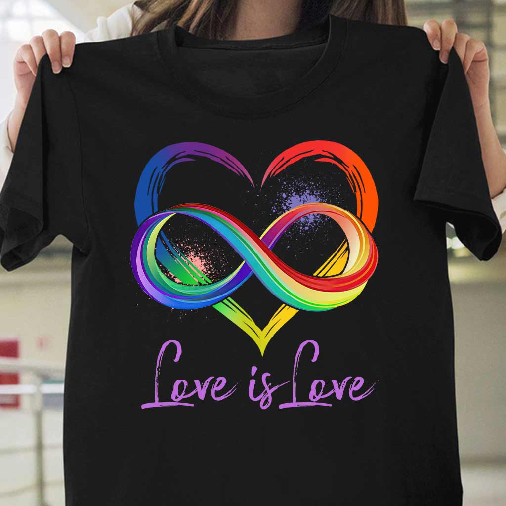 L'amour c'est l'amour - T-shirt et sweat à capuche personnalisés de soutien LGBT