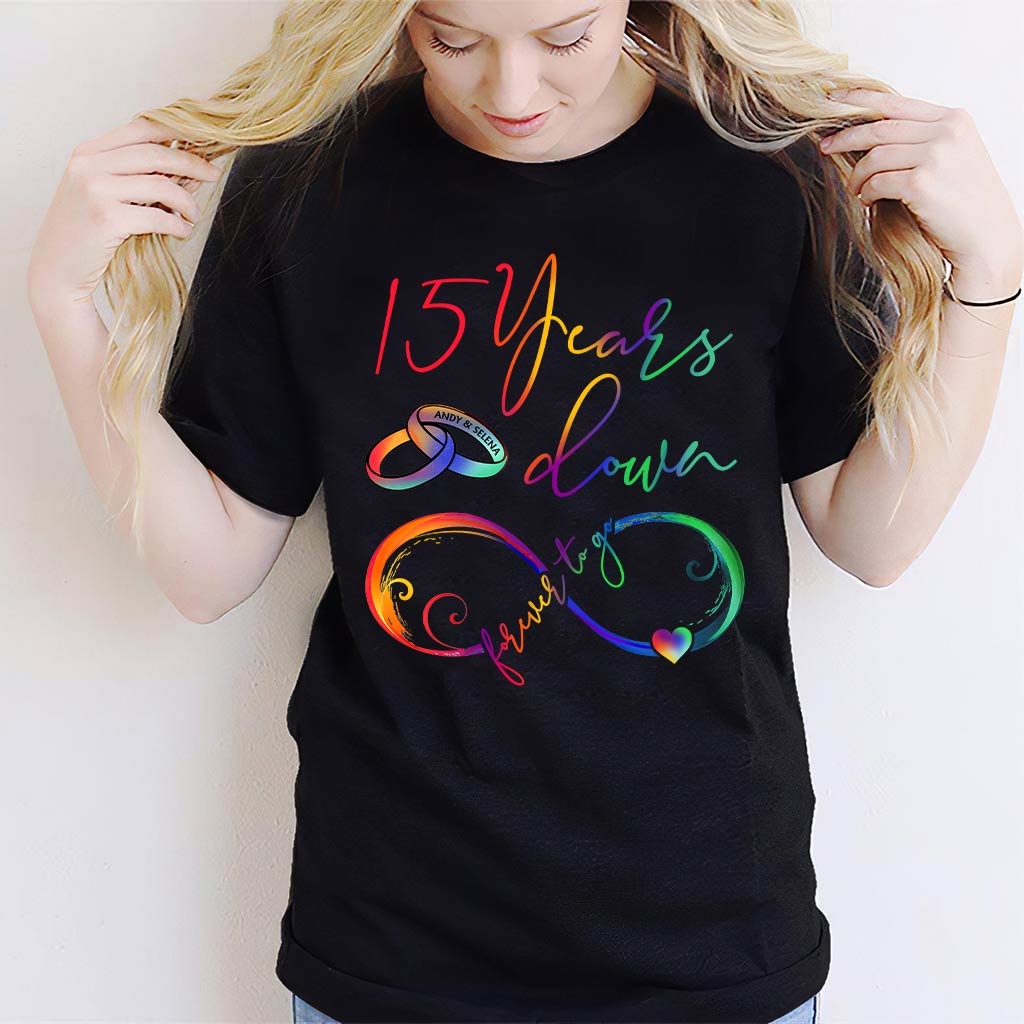 Forever To Go - Personalized Couple T-shirt and Hoodie