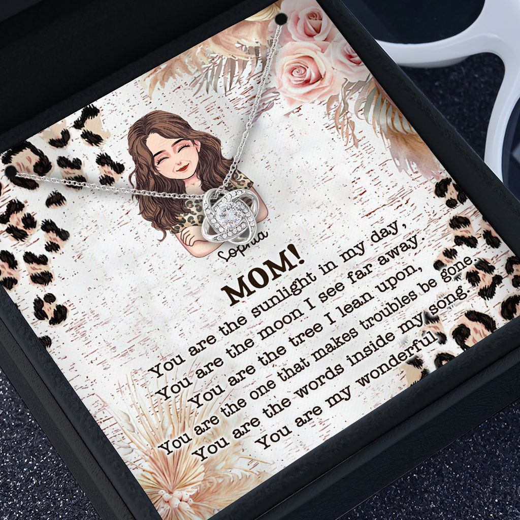 I Love You - Personalized Mother's day Mother Necklace